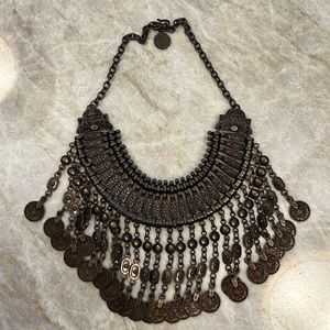 Free People chunky - layers of vintage coins